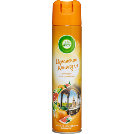 Освежитель воздуха Air Wick Испанские каник: Грейпфрут и Цветущ лайм 290 мл