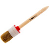 Кисть круглая №12/45 мм натуральная щетина, деревянная ручка MTX 82082