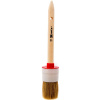 Кисть круглая №12/45 мм натуральная щетина, деревянная ручка MTX 82082