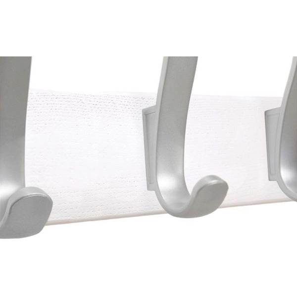 Вешалка настенная EL_Sheffilton SHT-WH20 белый/серебро (981555/В2-150)