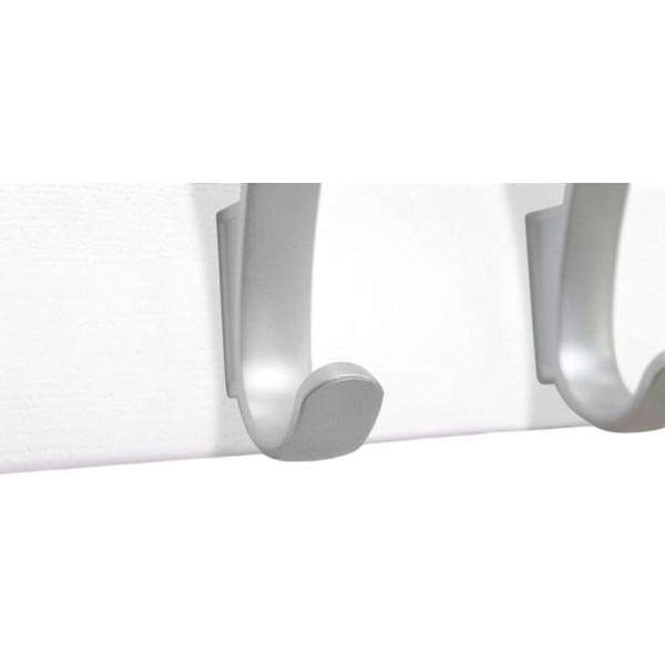 Вешалка настенная EL_Sheffilton SHT-WH20 белый/серебро (981555/В2-150)