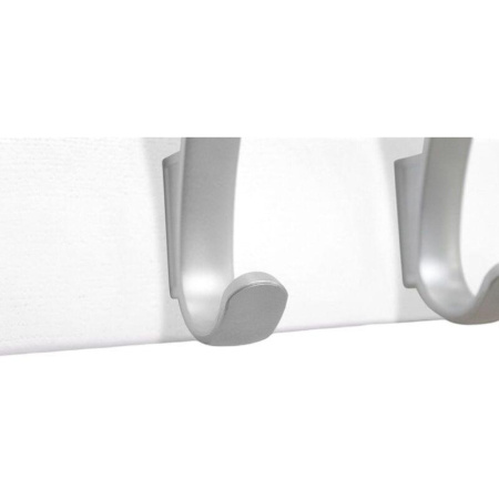 Вешалка настенная EL_Sheffilton SHT-WH20 белый/серебро (981555/В2-150)
