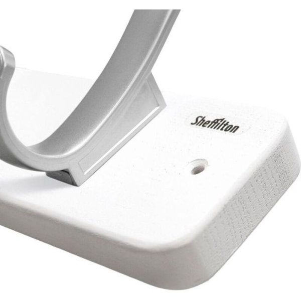 Вешалка настенная EL_Sheffilton SHT-WH20 белый/серебро (981555/В2-150)