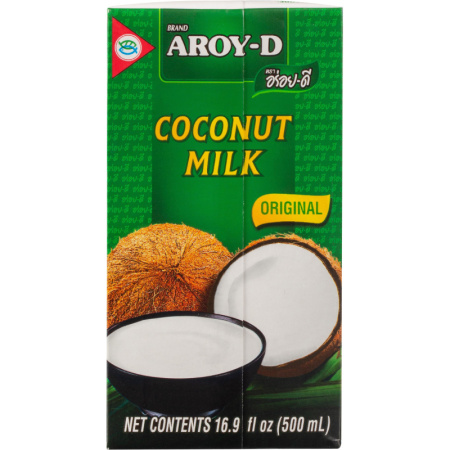Молоко Кокосовое Aroy-D 70%, жирность 17-19%, 0,5 л