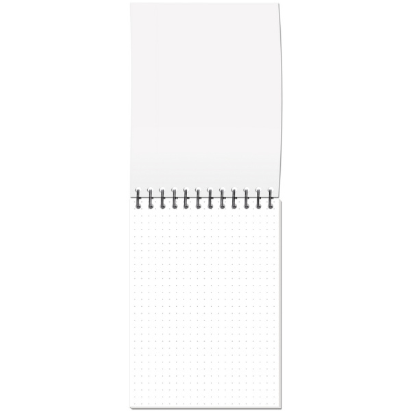 Блокнот А6,60л,точка,греб.верхн,обл.глянц.лам. Attache Fleur Коралл