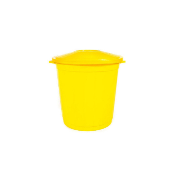 Упаковка д/сбора мед.отходов Бак с крышкой кл.Б желт. 35 л, 10 шт., СЗПИ