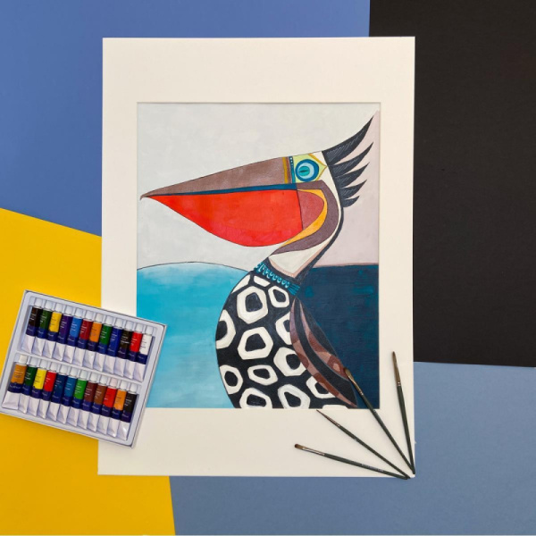 Краски акриловые, 24 цв., 12 мл, в коробке-пенале, 70-0017