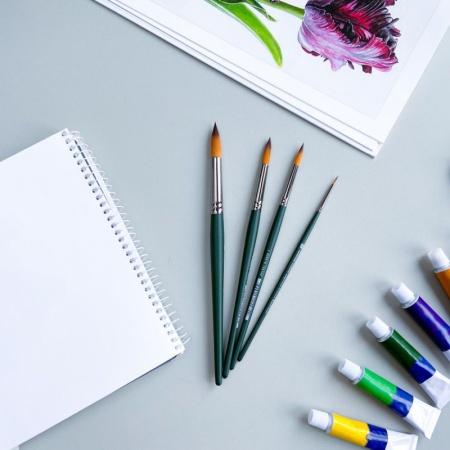 Краски акриловые, 24 цв., 12 мл, в коробке-пенале, 70-0017