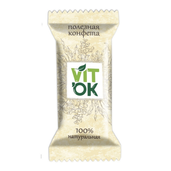 Батончик мюсли Конфеты неглазированные VITok с топинамбуром, 500г