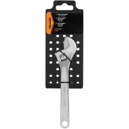 Ключ разводной 375 мм хромированный Sparta 155405