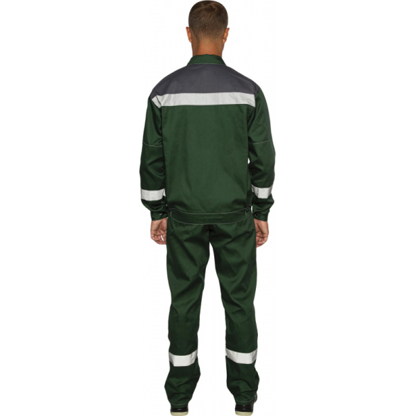 Костюм рабочий летний муж. л20-КПК зелен/сер (р.44-46) 158-164 (Арсенал-СП)