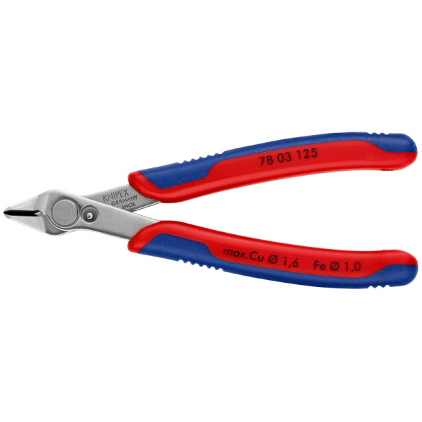 Бокорезы прецизионные L-125 мм Electronic Super Knips KNIPEX KN-7803125