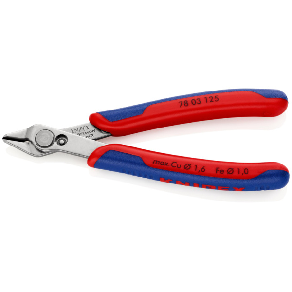 Бокорезы прецизионные L-125 мм Electronic Super Knips KNIPEX KN-7803125