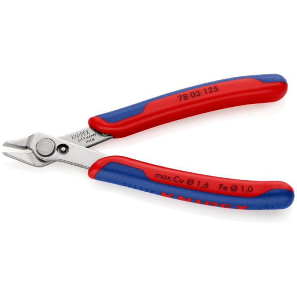 Бокорезы прецизионные L-125 мм Electronic Super Knips KNIPEX KN-7803125