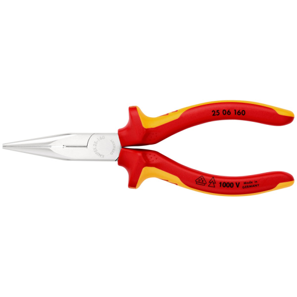 Длинногубцы VDE L-160 мм KNIPEX KN-2506160