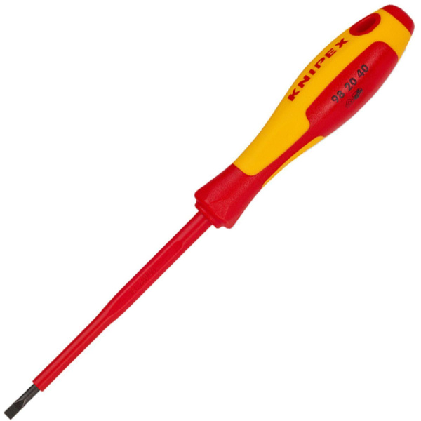 Отвертка диэлектрическая SL4.0x0.8 VDE KNIPEX KN-982040