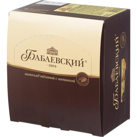 Шоколад Бабаевский с помадно-сливочной начинкой, 20шт х 50г