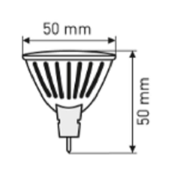 Лампа светодиодная ЭРА LED MR16-12W-840-GU5.3 12Вт GU5.3 4000К Б0040888