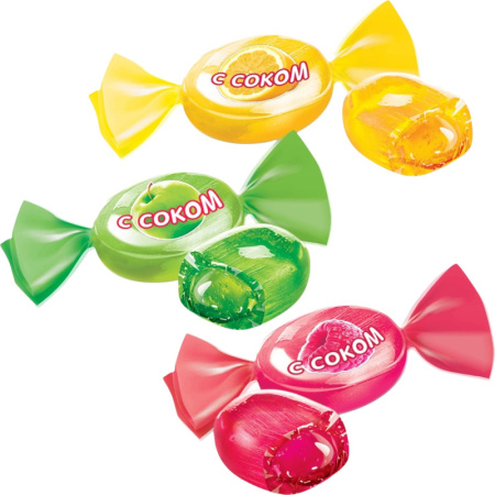 Карамель Яшкино леденцовая с фруктовой начинкой, 500г ВК283