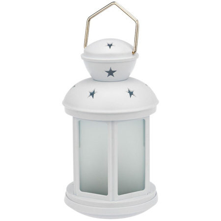 Фонарь декоративный 12х12х20.6см эффект пламени свечи 513-067