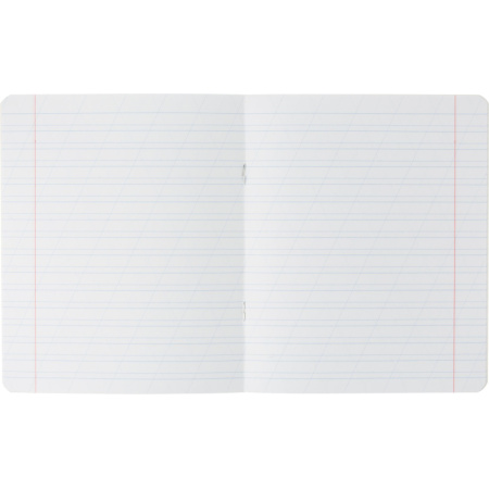 Тетрадь школьная Комус Класс А5 12 л  косая линия Зеленый 10 шт./уп