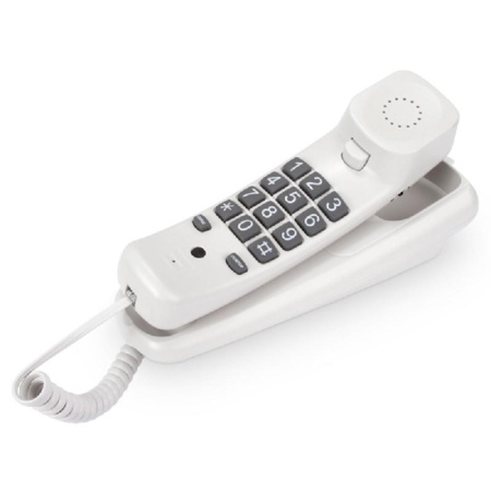 Телефон проводной teXet TX-219 светло-серый