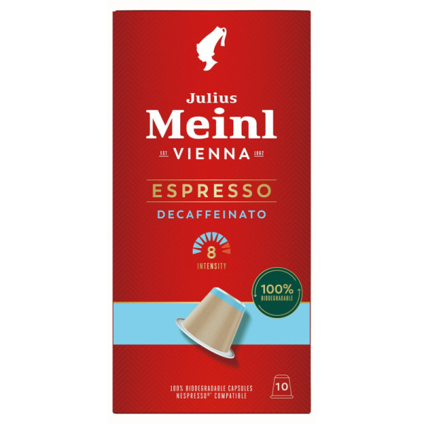 Кофе в капсулах Julius Meinl Эспрессо Декаф BIO,10 кап (94033)