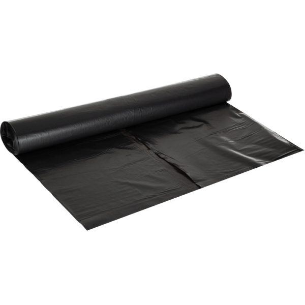 Мешки для мусора ПВД 120л 70х110см 40мкм черные 10шт/рул Элементари