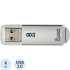 Флеш-память Smartbuy V-Cut, 8Gb, USB 2.0, сереб, SB8GBVC-S
