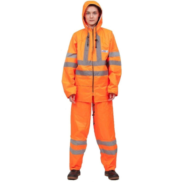 Костюм сигнальный непромокаемый ПВХ Ext-Vорж.СОП48-50/170-176 4603720762119