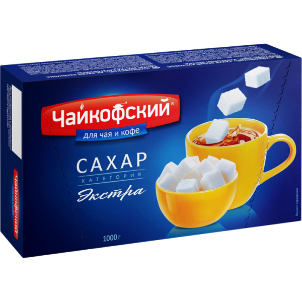Сахар кусковой прессованный Чайкофский 1 кг