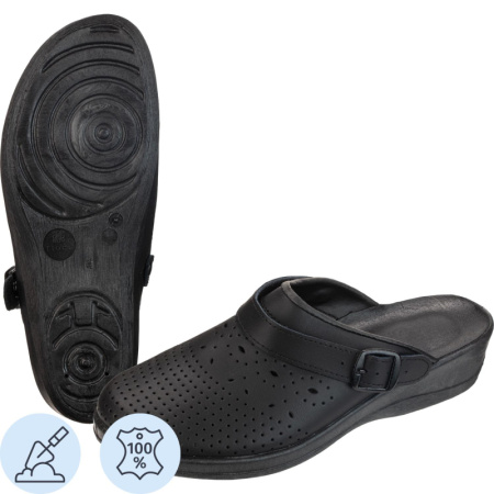 Сабо Яна/Лера жен.нат.кожа цв.черный(р.38) (51-03/69580105)