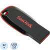 Флеш-память SanDisk Cruzer Blade, 32Gb, USB 2.0, ч/крас, SDCZ50-032G-B35