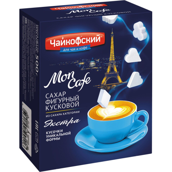 Сахар-рафинад Чайкофский Mon Cafe Экстра фигурный 500 г