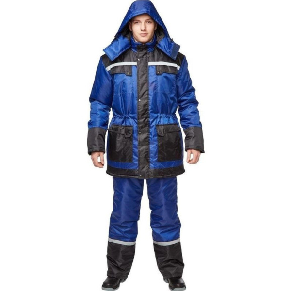 Костюм рабочий зимний з27-КПК син/черн (р.44-46) 182-188