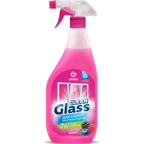 Средство для стекол и зеркал Grass Clean Glass лесные ягоды 600мл