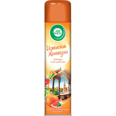 Освежитель воздуха Air Wick Испанские каник: Грейпфрут и Цветущ лайм 290 мл