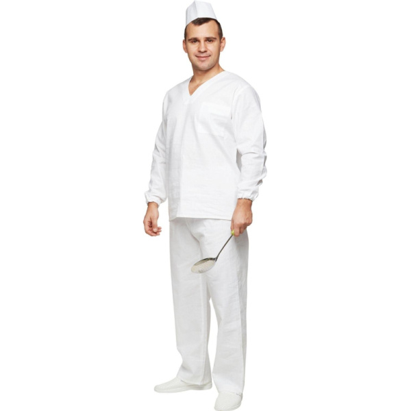 Костюм пекаря универсальный/у05-КБР дл.рук. (р.48-50) р.158-164