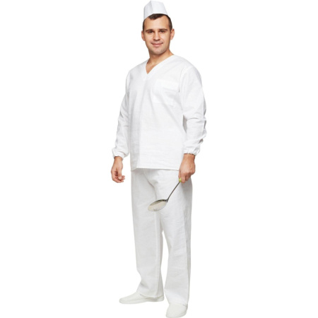 Костюм пекаря универсальный/у05-КБР дл.рук. (р.60-62) р.170-176