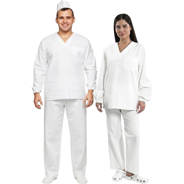 Костюм пекаря универсальный/у05-КБР дл.рук. (р.48-50) р.182-188