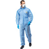 Комбинезон одноразовый защитный с капюшон SafeGard76 синий р-р XXL (ESB428)