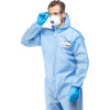 Комбинезон одноразовый защитный с капюшон SafeGard76 синий р-р XXL (ESB428)