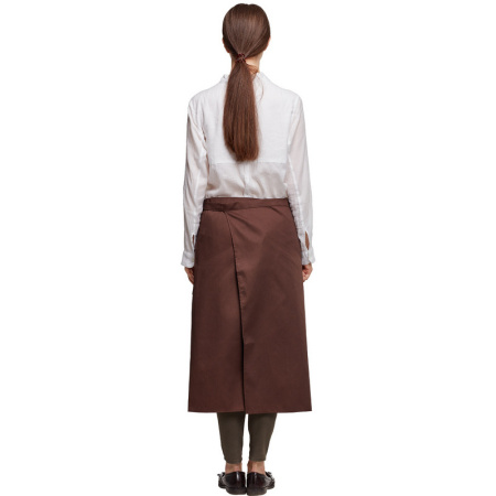 Фартук официанта универсальный коричневый (средний длинны)