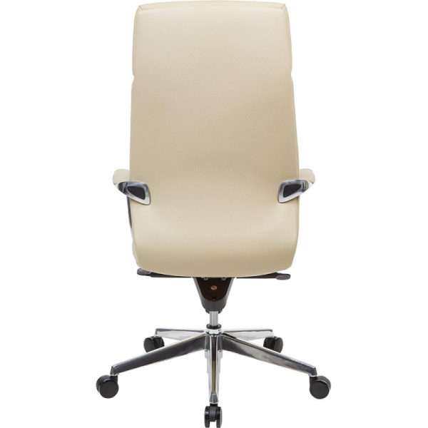 Кресло BN_Fc_EChair-570 МL кожа бежевая, хром