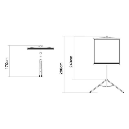 Экран Digis DSKD-1105 мобильный 1:1, 180х180