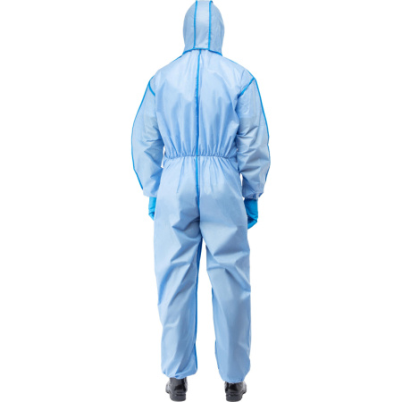 Комбинезон одноразовый защитный с капюш SafeGard76 синий р-р XХXL (ESB428)