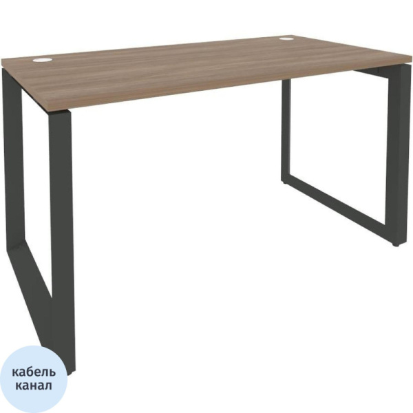 Стол ONIX-О О на металлокаркасе O.MO-SP-3.7 аризона дуб/антрацит Ш1380