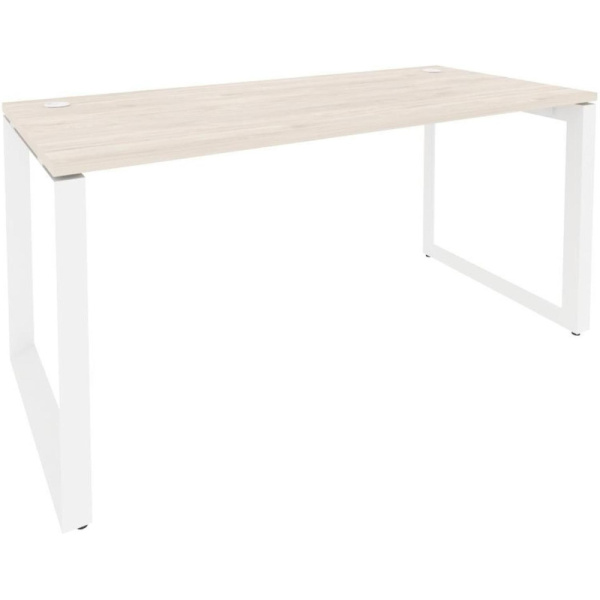 Стол ONIX-О О на металлокаркасе O.MO-SP-4.7 денвер светлый/белый Ш1580