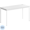 Стол рабочий SK5_SL ImagoS СП-3.1S Белый (крем)/Белый полумат 1400