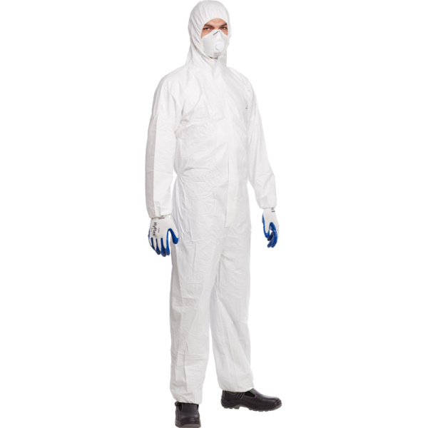Комбинезон одноразовый с кап DELTA PLUS DT115 белый р-р М (DT115TM)
